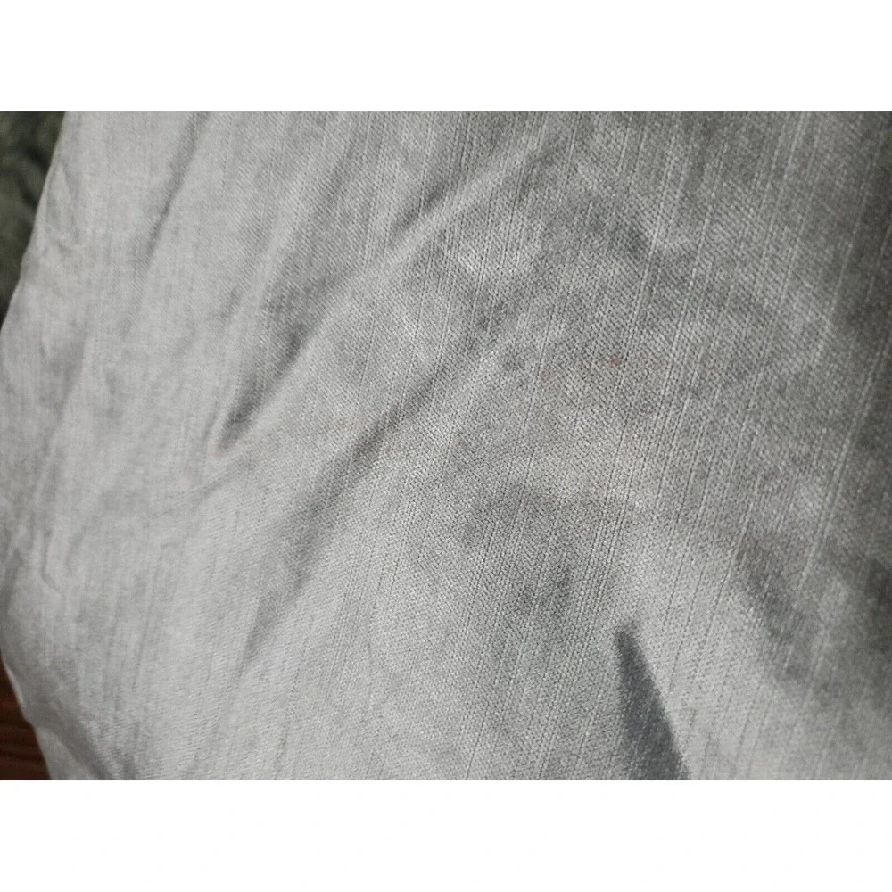 1 DKNY Silver Room Darkening Velvet Rod Pocket Lining Insulated Curtain Panel